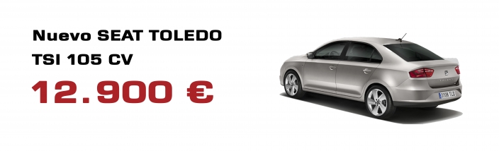 Nuevo SEAT TOLEDO por solo 12.900€